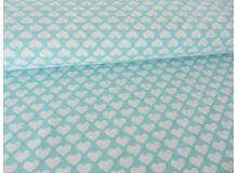 Jersey MiniHearts türkis